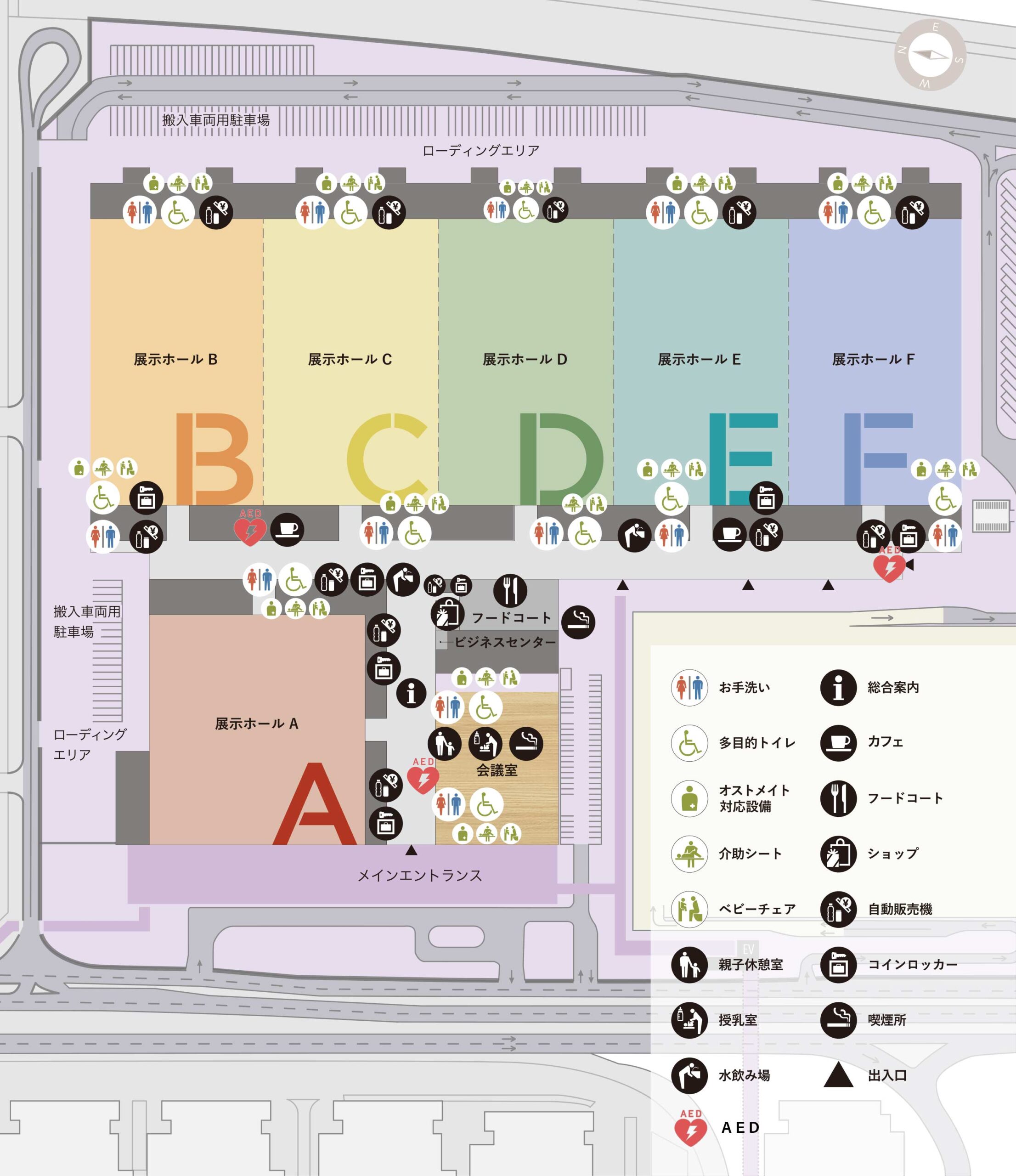 Floor Map   AichiSkyExpo愛知県国際展示場